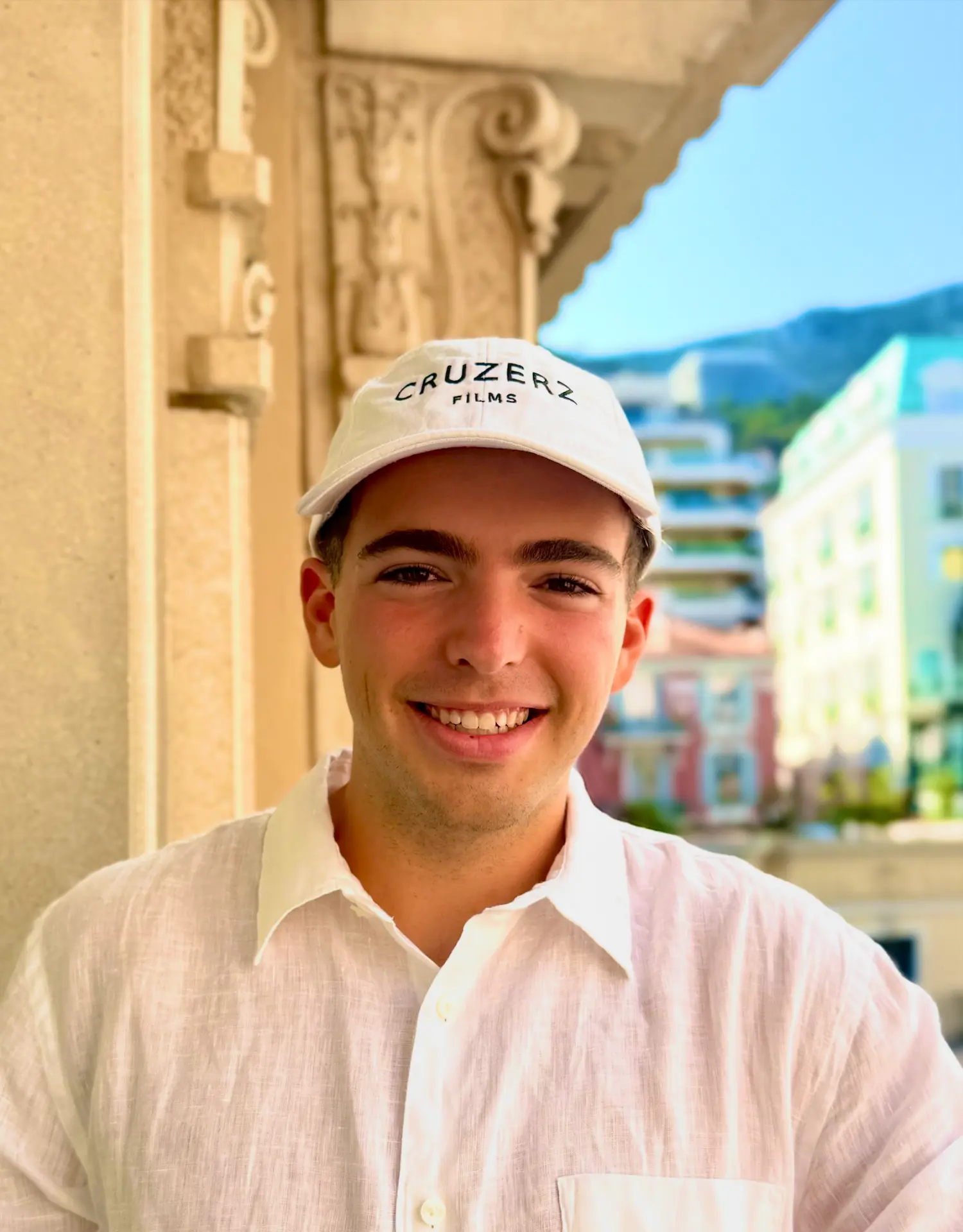 Ryan Santa Cruz wearing a Cruzerz Films cap